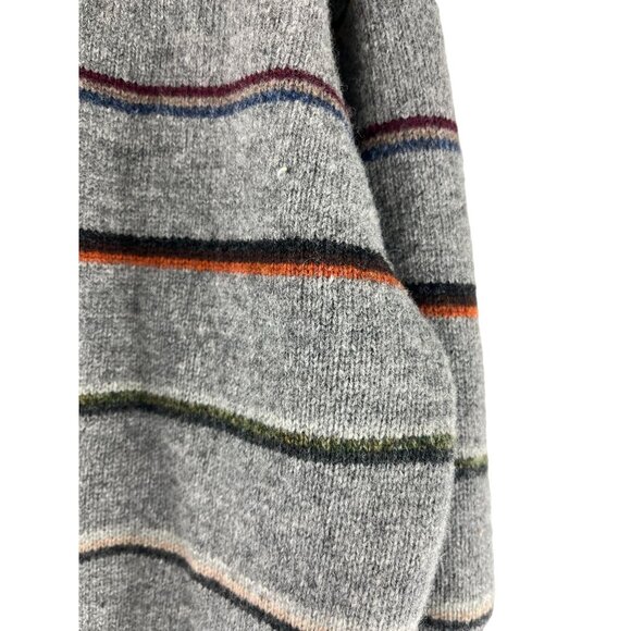 VTG Grandpa Weatherproof 100% Wool Striped Pullover Sweater, Men's Xtra Large - Picture 11 of 14